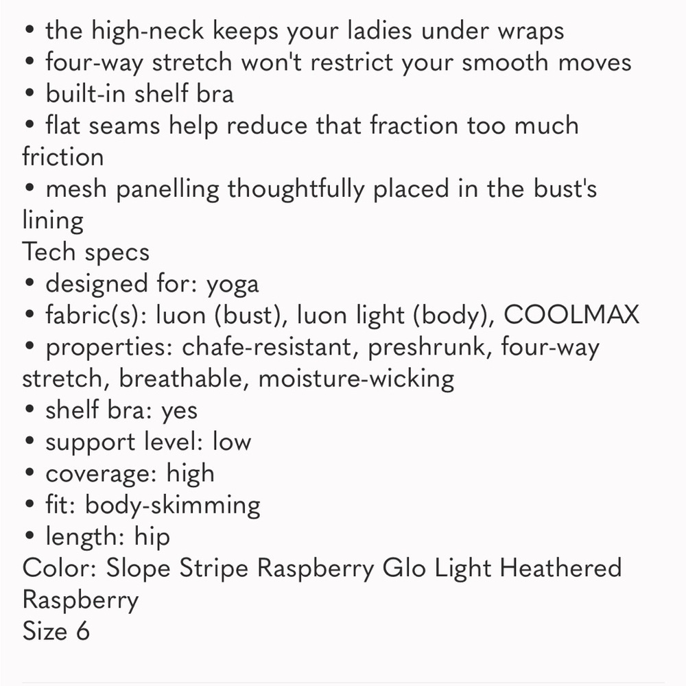 Lululemon Athletica Pink and Black Tank Top - Picture 6 of 6